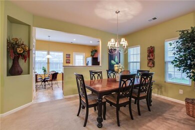 Dining can be formal for entertaining or everyday use. 