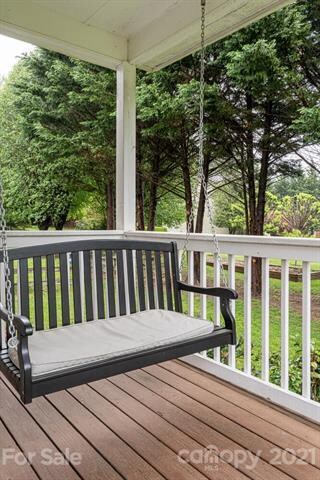 Enjoy the peaceful neighborhood and side porch.