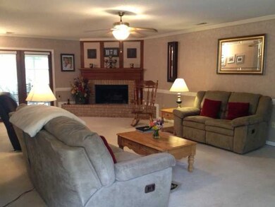Beautiful and large great room with a wonderful fi