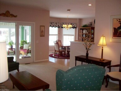 Living Room overlooks the entire Living Space, wit