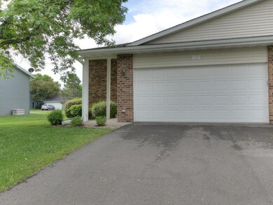 Two car attached garage