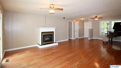 View from breakfast area into the large living room.