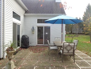 Private patio located off of the kitchen and famil