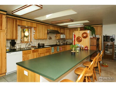 Bar area into kitchen