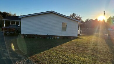 Left side of the house