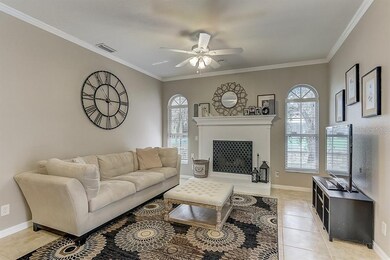 Family Room with fireplace