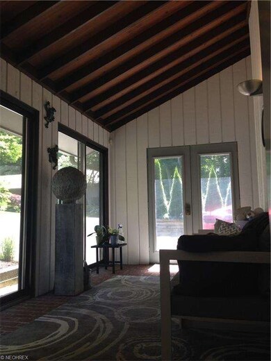 View of breezeway to the front door.