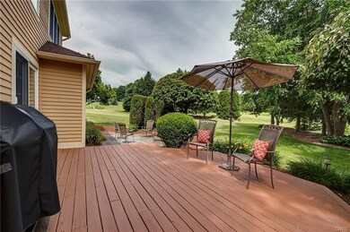 The Deck is conveniently located off the Kitchen m