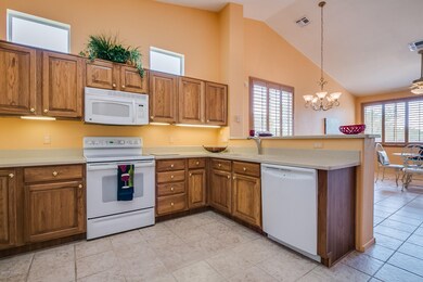 Kitchen w/Corian Counter Tops