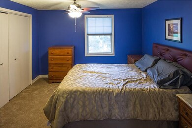 Master bedroom with a large closet