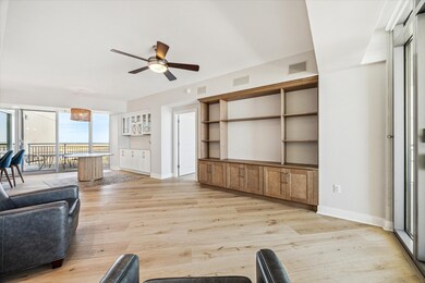 The Living area includes surround sound and flows