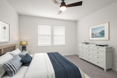 Spacious primary suite