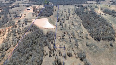 Aerial view with a rural view