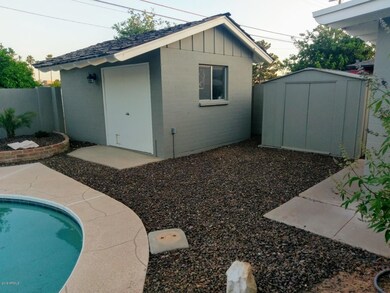 workshop/pool house & storage