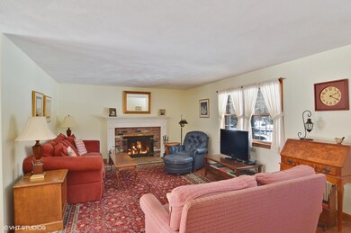 Living room with gas fireplace