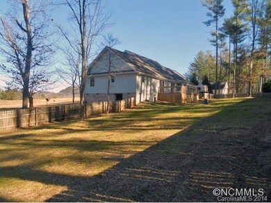 Rear of home