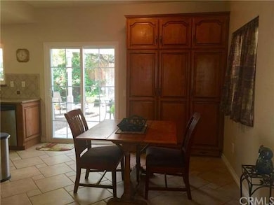 Kitchen eat-in area and pantry storage