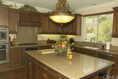 Remodeled kitchen with splendid chandelier