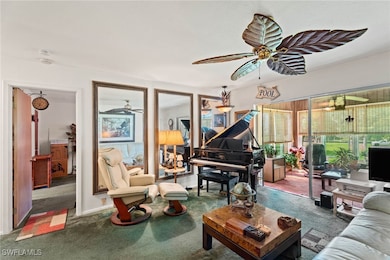 Living area with access to Florida Room
