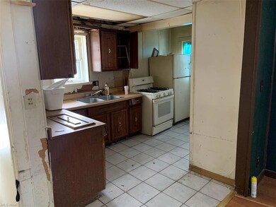 Spacious kitchen with tile floors