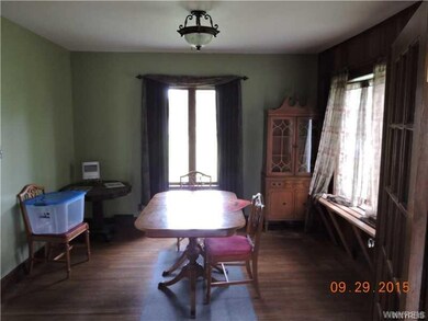 Dining room with hardwood floors
