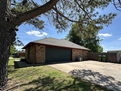 Corner lot with side entry garage