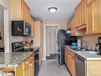 The updated kitchen features has newer counter top