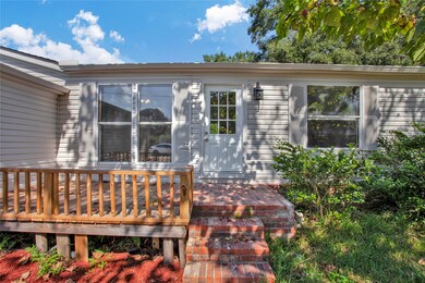 Walking up to the front door