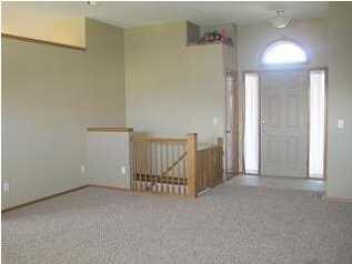 View of front door