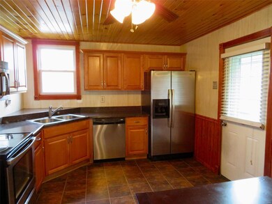 Updated kitchen with stainless appliances