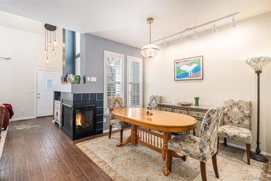 Dining room open to both living room and kitchen
