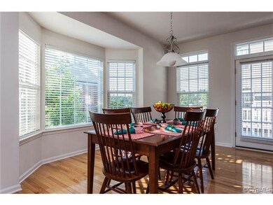 Large eat-in kitchen with lots of natural light.