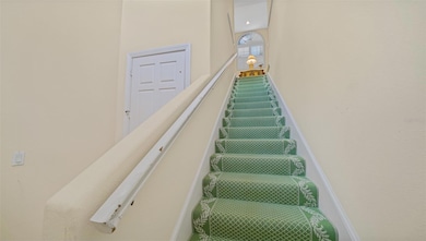 Stairs or private elevator entry