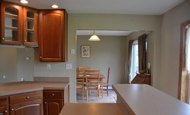 View into dining room