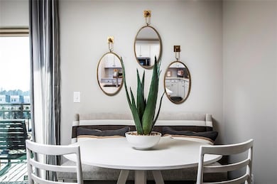 View of dining space