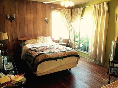 Bedroom at the front of the home