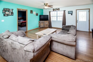 Upstairs living room and entryway.