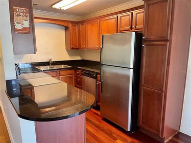 Stone counter and stainless appliances