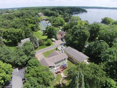 Rear View Aerial Towards Lake