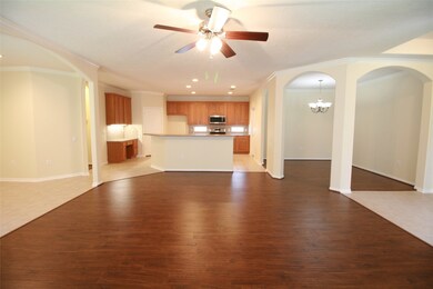 To the right of kitchen is the formal dining room