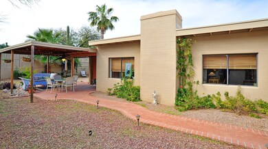 Wrap around brick pathway