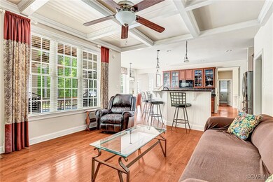 View in to the kitchen.