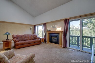 Living Area W/Gas Fireplace