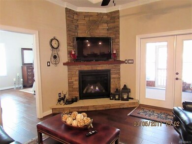 Corner Fireplace - This is an option