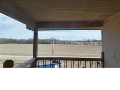 View from covered deck