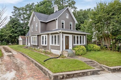 View of front of house with a front lawn