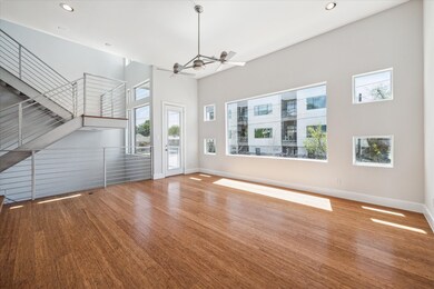  This view of living area showcases the floating s