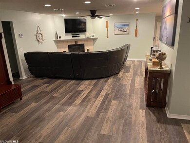 Large living room with built-ins & fireplace