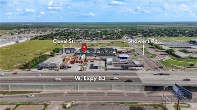 Aerial view of a main thoroughfare