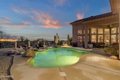 Backyard with amazing sunsets